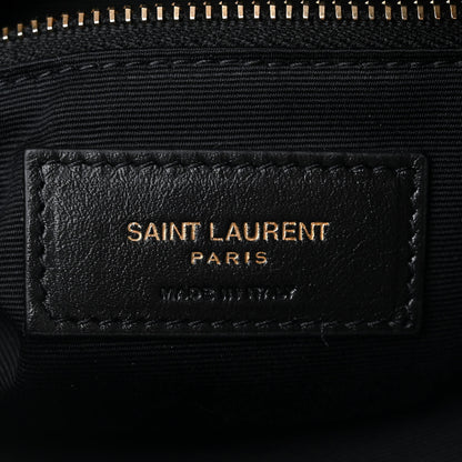 Saint Laurent Lambskin Matelasse Monogram Joe Backpack Black 6 of 10