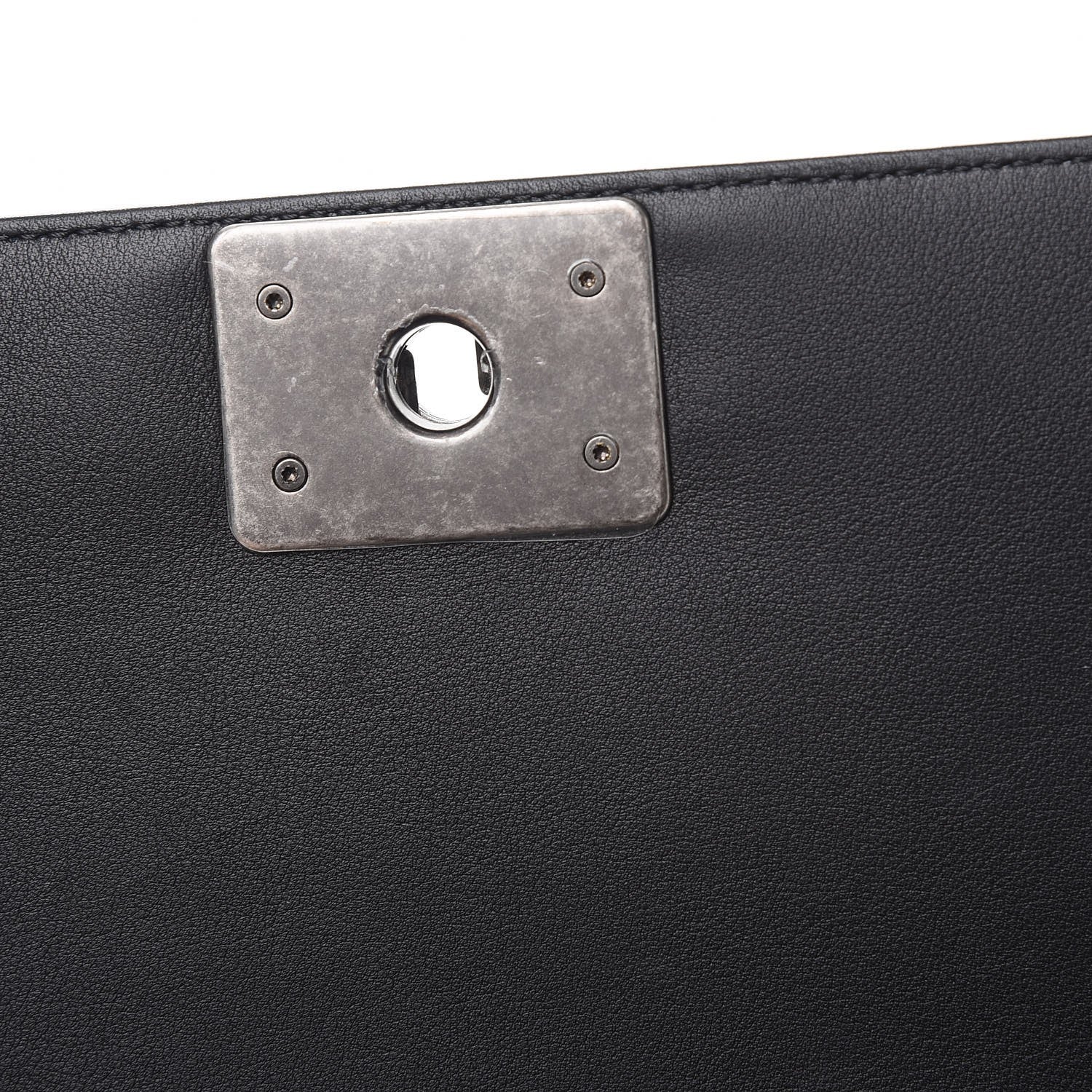 Chanel Calfskin Quilted Medium Boy Flap Black 9 of 10