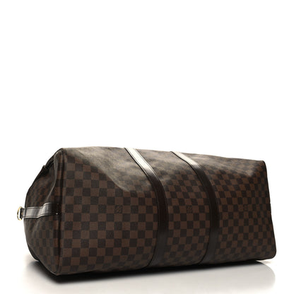 Louis Vuitton Damier Ebene Keepall Bandouliere 55 3 of 11