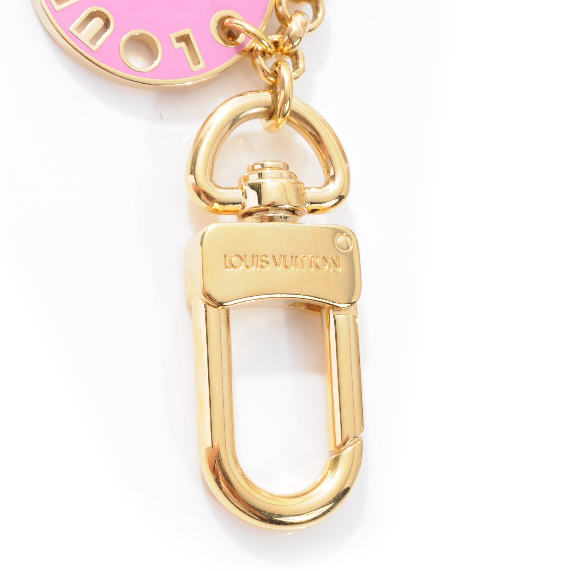 Louis Vuitton Monogram Multicolor Looping Chain Key Ring 3 of 6