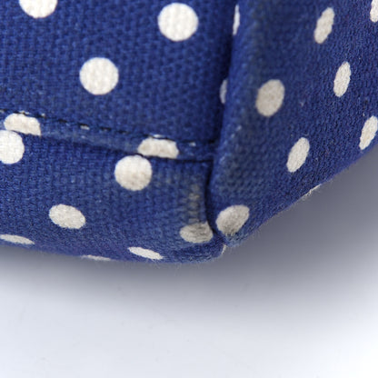 Dolce & Gabbana Canvas Polka Dot Miss Sicily Satchel Blue 10 of 10