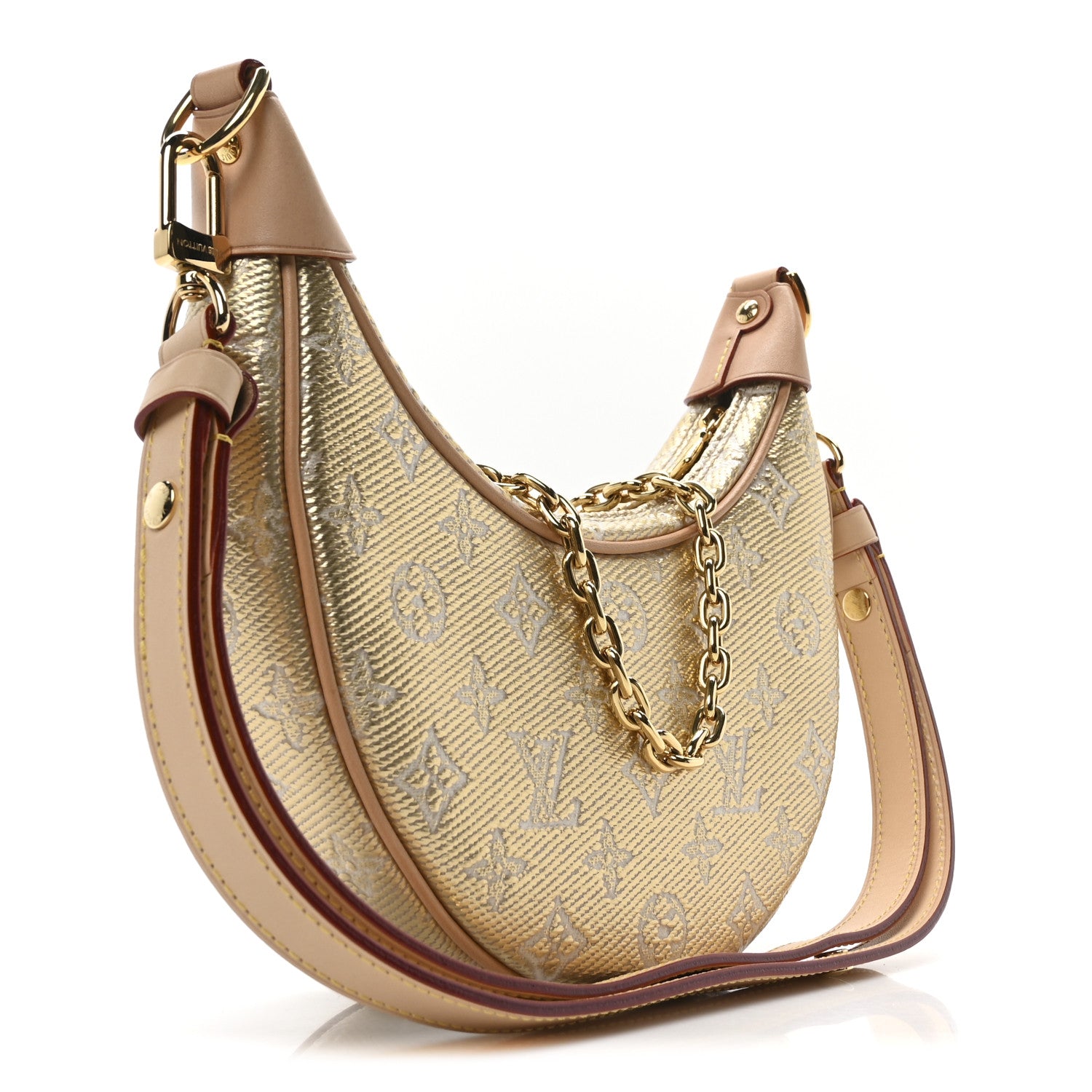 Louis Vuitton Monogram Jacquard Loop Gold 3 of 9