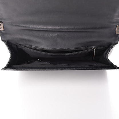 Chanel Patent Quilted Large Boy Flap Black 5 of 11