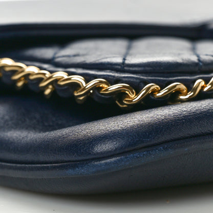 Chanel Lambskin Quilted Large CC Unchained Crossbody Navy 9 of 13