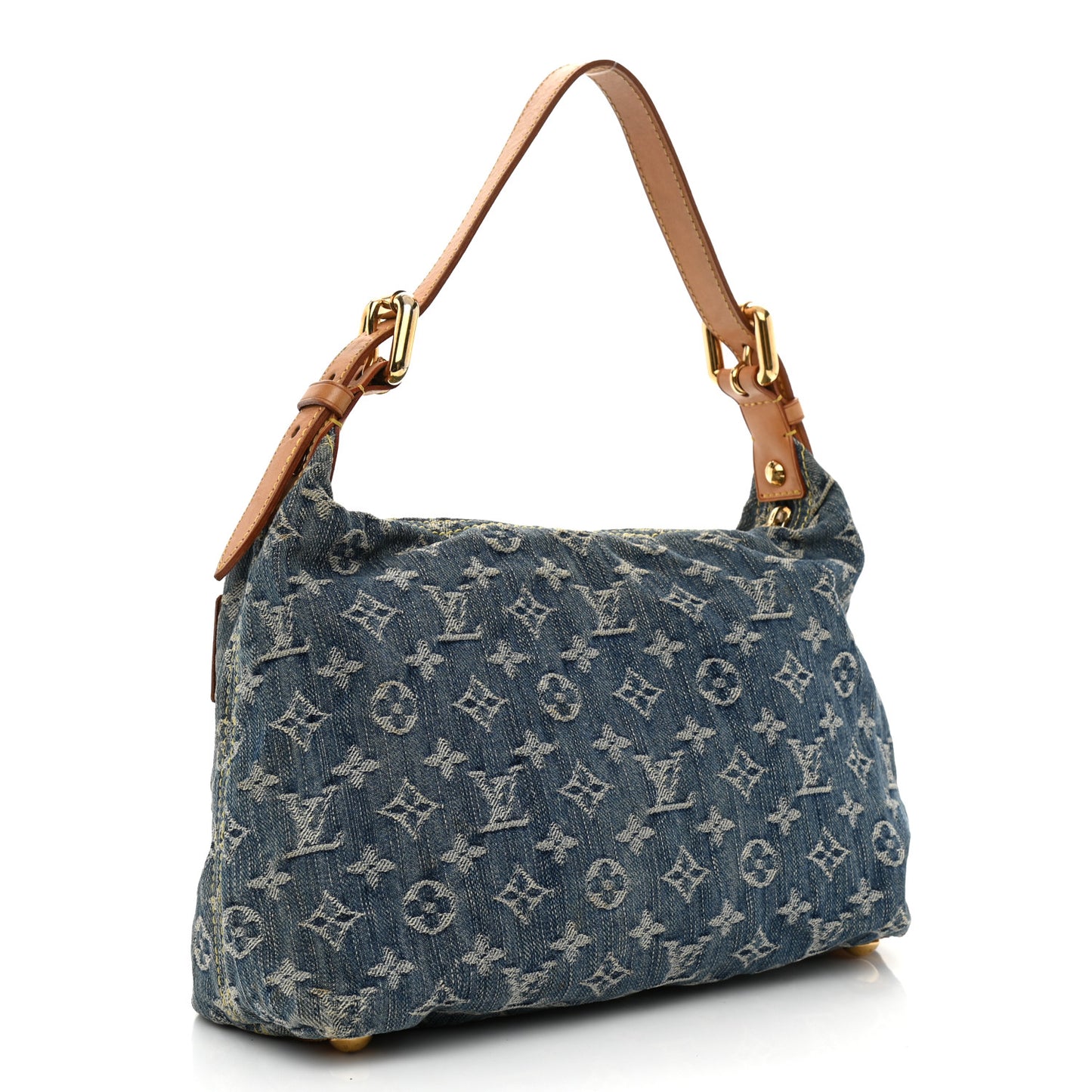 Monogram Denim Baggy PM Blue