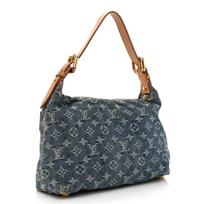 Louis Vuitton Monogram Denim Baggy PM Blue 3 of 10