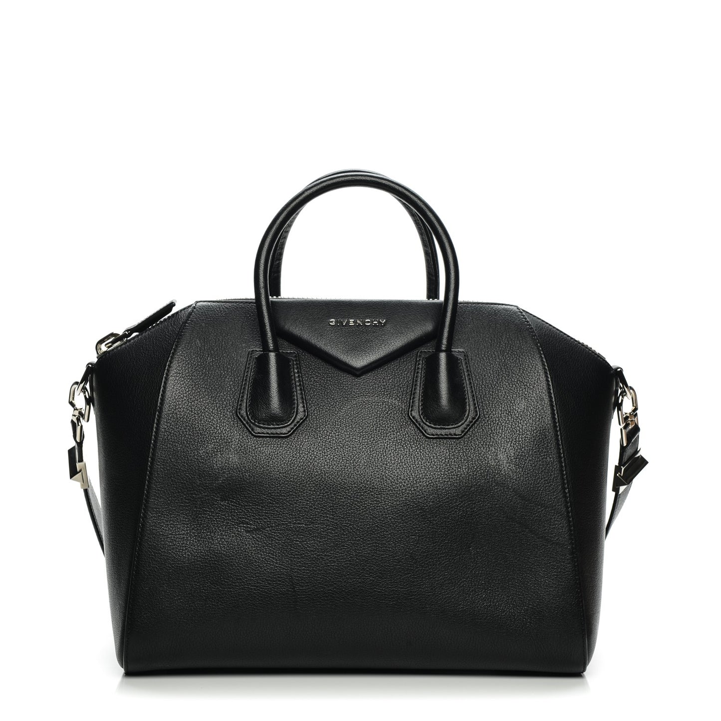 Sugar Goatskin Medium Antigona Black