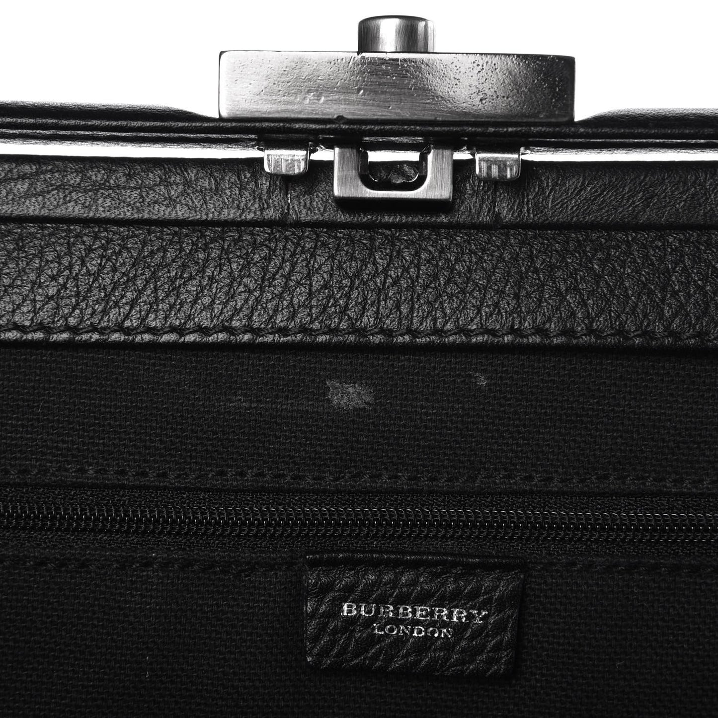 Tweed Frame Handbag Black