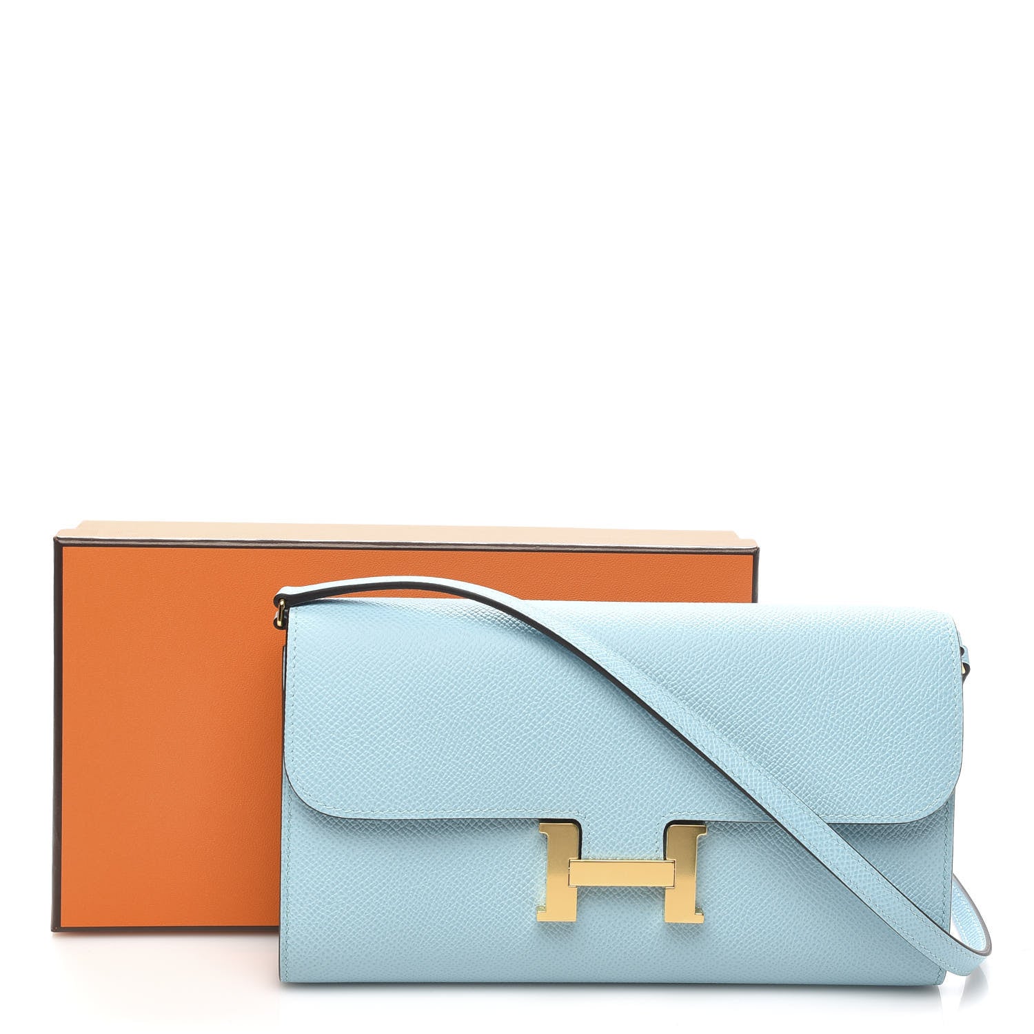 Hermes Epsom Constance Wallet To Go Bleu Atoll 10 of 10