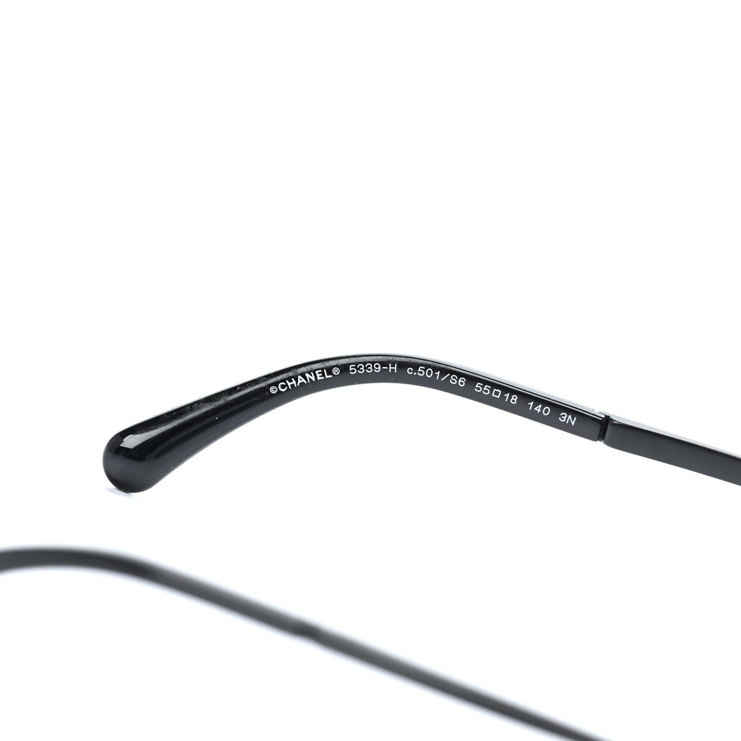 Acetate Butterfly Winter Pearl Sunglasses 5339-H Black