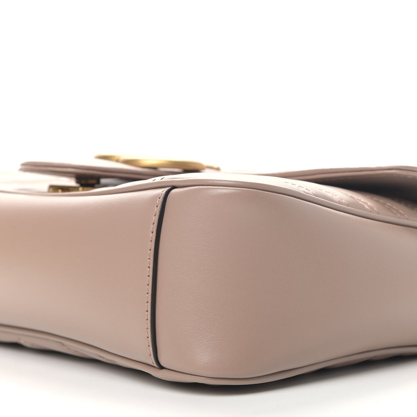 Calfskin Matelasse Small GG Marmont Shoulder Bag Porcelain Rose