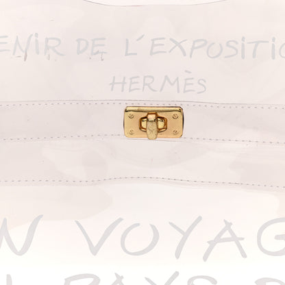 Hermes Vinyl Souvenir De L'Exposition Kelly Transparent 6 of 10
