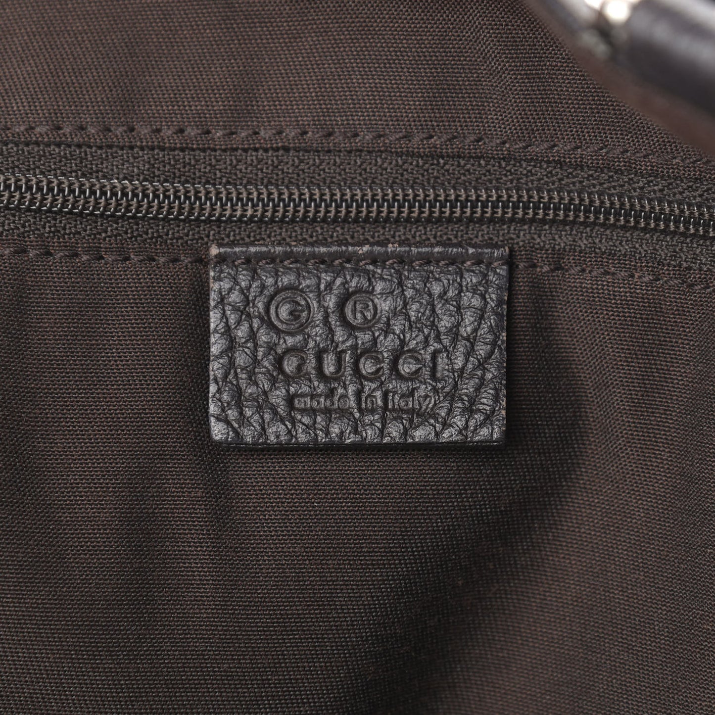 Nylon Monogram Large Abbey Tote Dark Brown