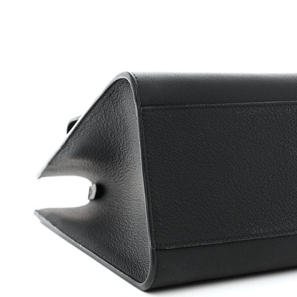 Louis Vuitton Soft Calfskin Lockme Tote MM Black 10 of 11