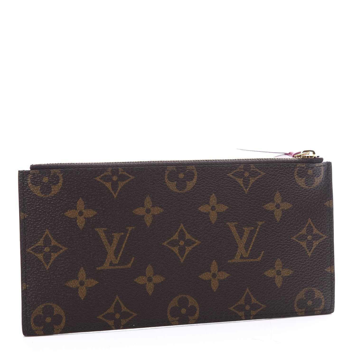 Louis Vuitton Monogram Felicie Chain Wallet Zippered Insert Fuchsia 2 of 7