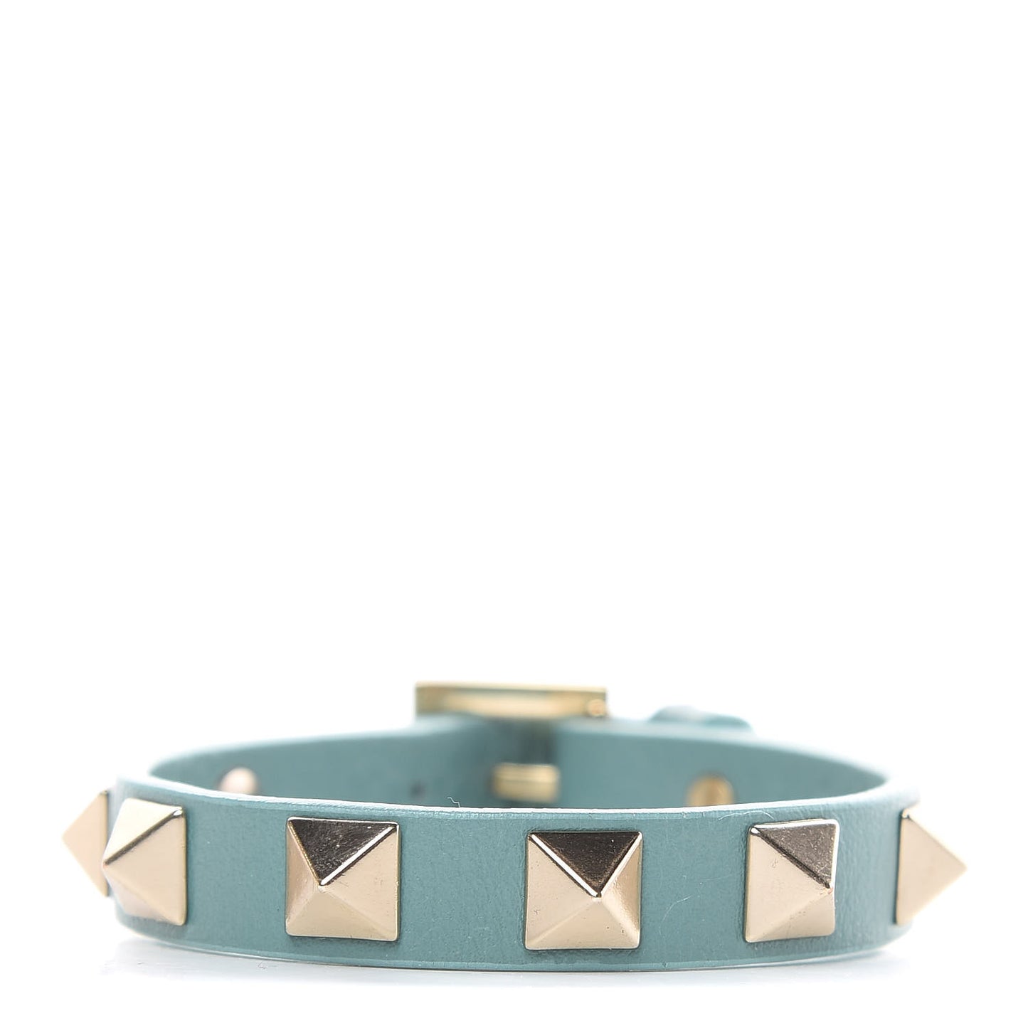 Vitello Rockstud Bracelet Blue