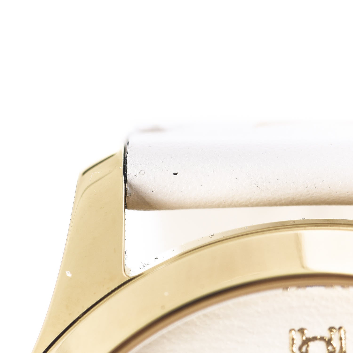 Gucci Stainless Steel Calfskin 38mm G-Timeless Bee Star Quartz Watch White 7 of 7