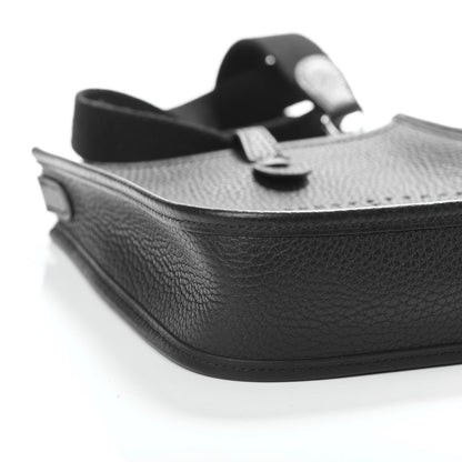 Hermes Taurillon Clemence Evelyne TPM Black 8 of 11