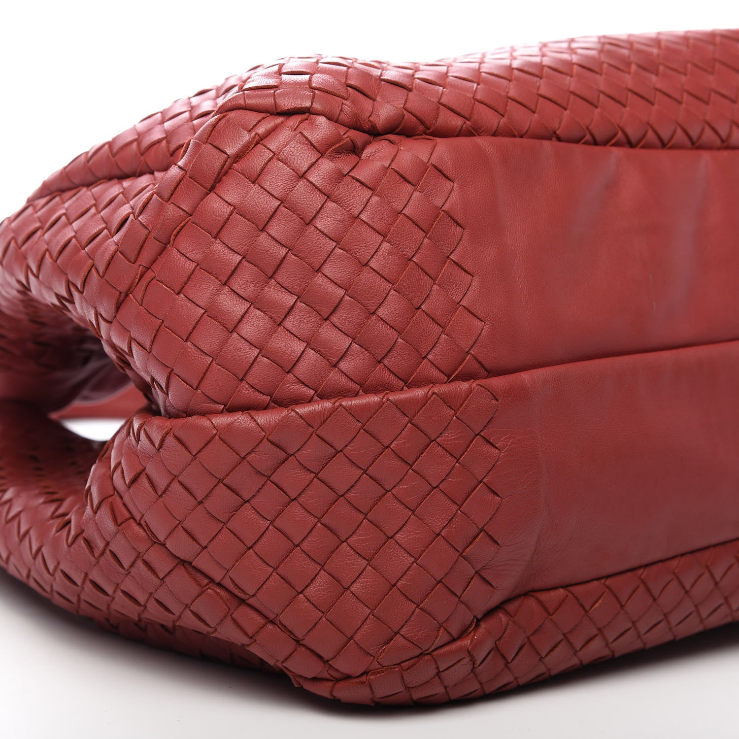 Bottega Veneta Nappa Intrecciato Large Campana Hobo Red 6 of 9