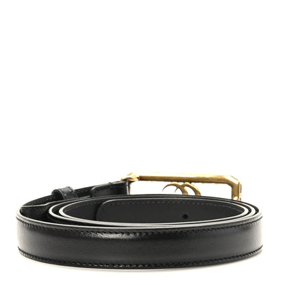Gucci Calfskin Crystal Double G 20mm Belt 95 38 Black 2 of 6
