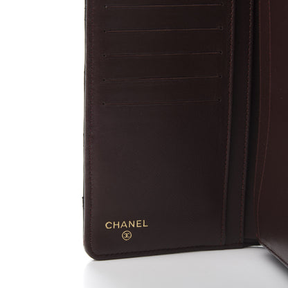 Chanel Lambskin Quilted Yen Wallet Black 6 of 12