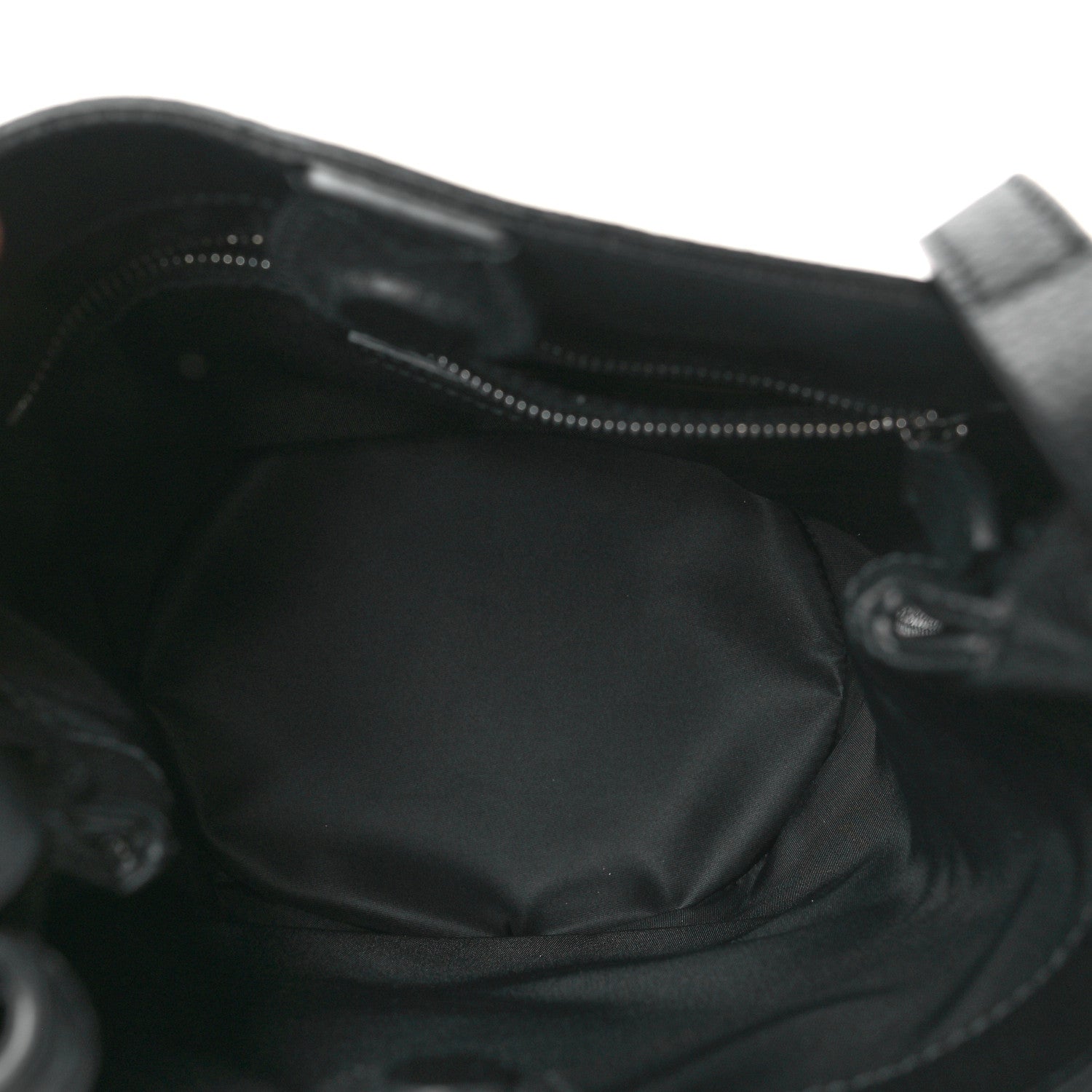 Burberry London Grainy Calfskin Small Lorne Bucket Crossbody Black 5 of 9