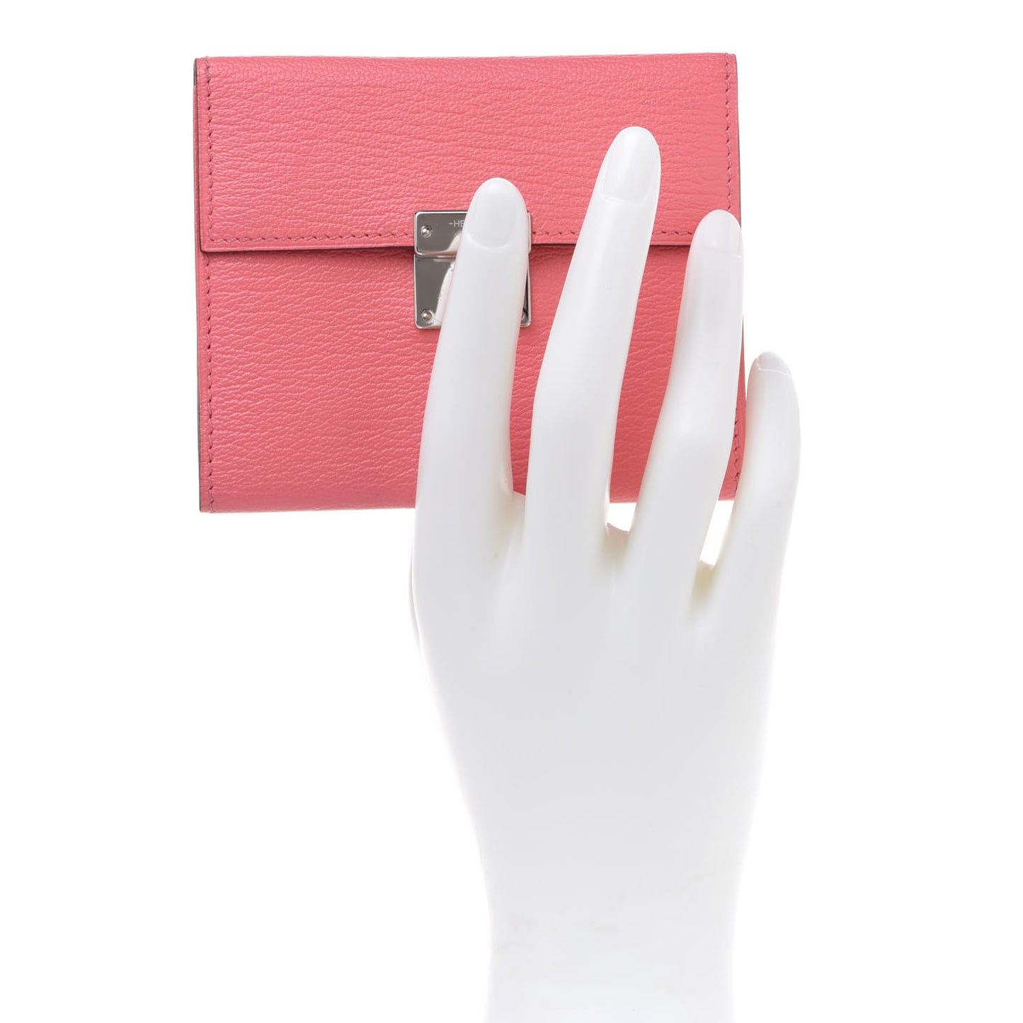 Chevre Mysore Mini Clic Card Holder Rose D'Ete