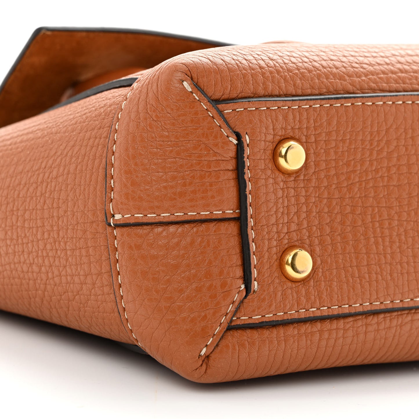 Grainy Calfskin Small Arco Wood