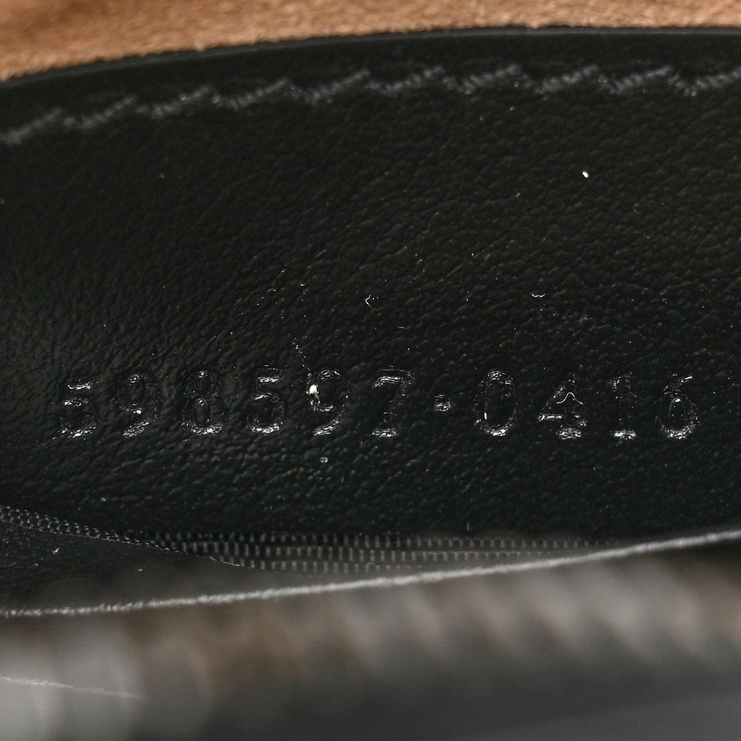 Calfskin Matelasse Mini GG Marmont Crossbody Bag Black