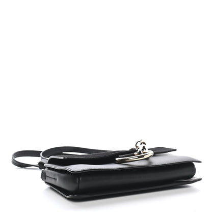 Chloe Suede Calfskin Small Faye Shoulder Bag Black 4 of 10