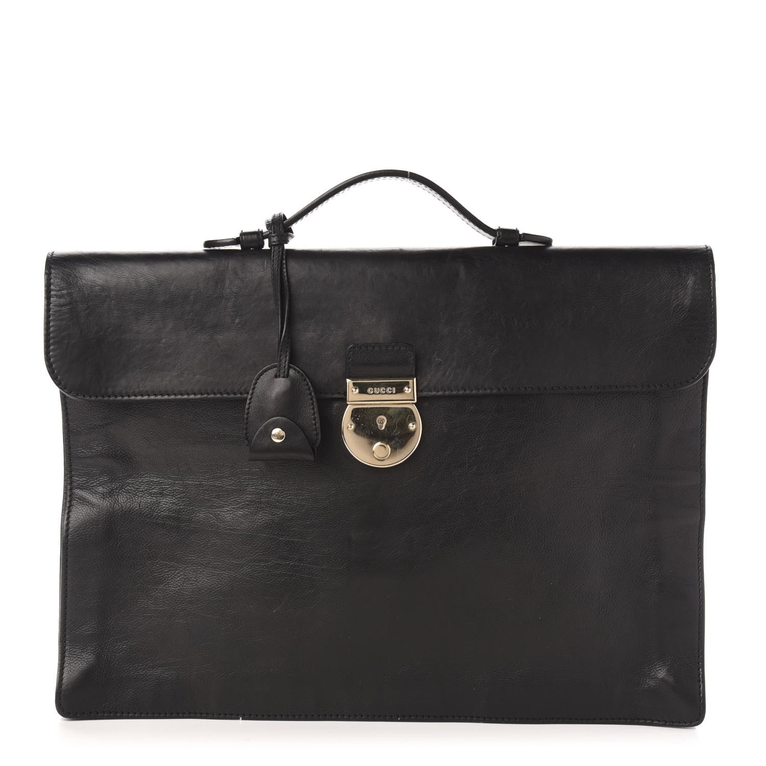Gucci Calfskin Foldable Portfolio Briefcase Black 1 of 11