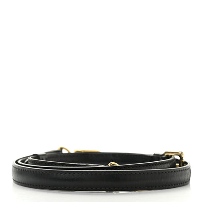Louis Vuitton Calfskin 16mm Adjustable Shoulder Strap Black 2 of 14