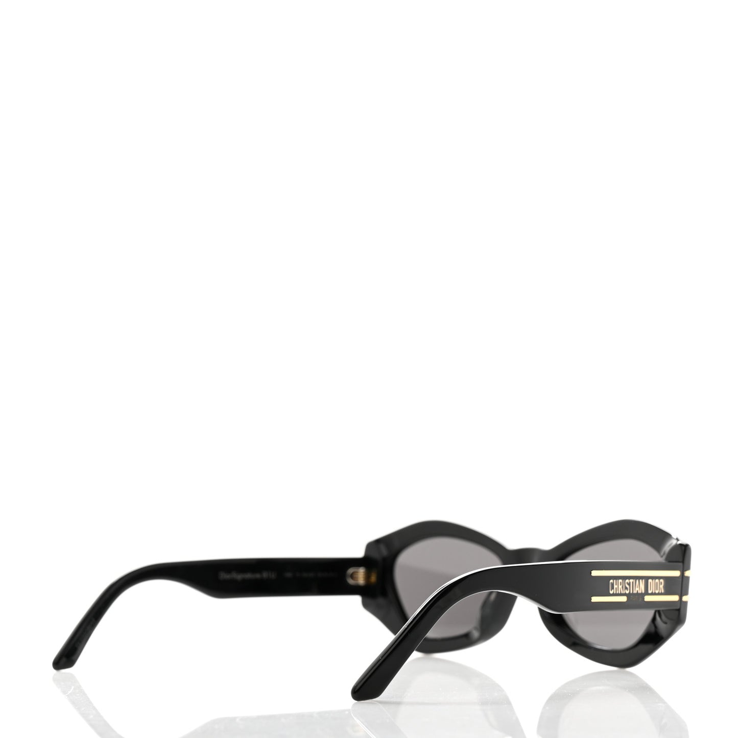 Acetate DiorSignature B1U Butterfly Sunglasses Black