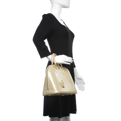 Louis Vuitton Vernis Alma PM Blanc Corail 2 of 15