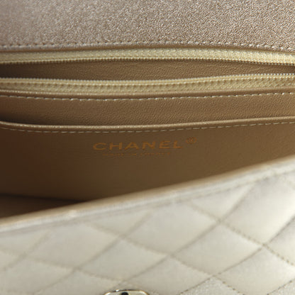 Chanel Metallic Lambskin Quilted Mini Rectangular Flap Gold 8 of 10