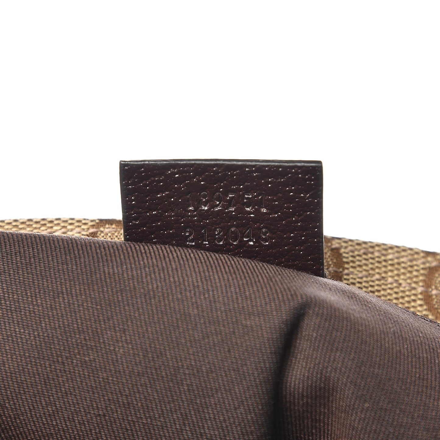 Monogram Web Medium Flat Messenger Bag Brown