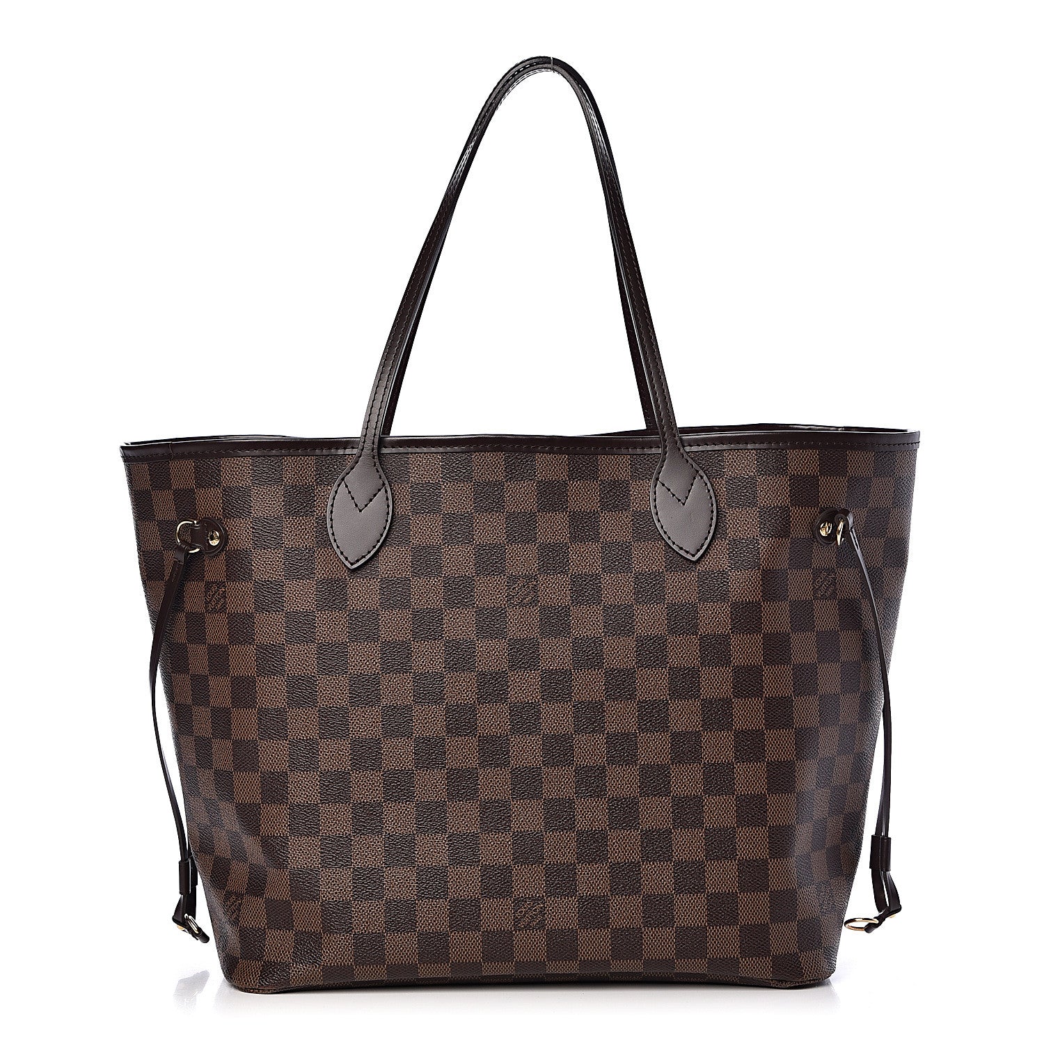 Louis Vuitton Damier Ebene Neo Neverfull MM Rose Ballerine 1 of 13