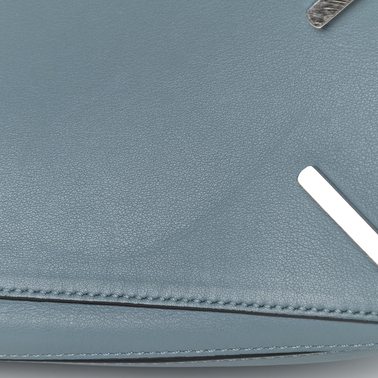 Loewe Calfskin Medium Puzzle Bag Stone Blue 9 of 9