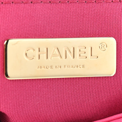 Chanel Goatskin Quilted Medium Chanel 19 Flap Pink 6 of 9