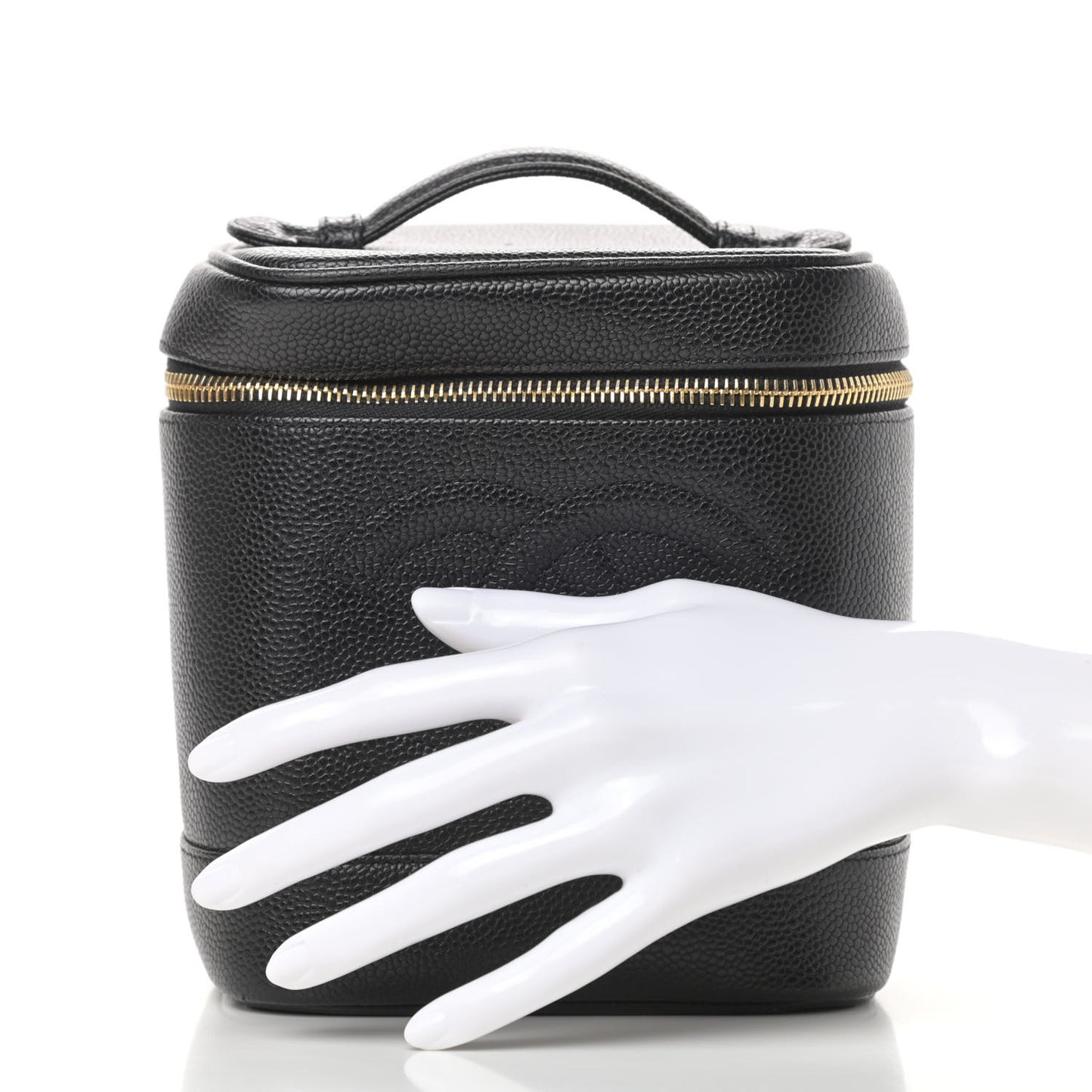 Caviar Cosmetic Vanity Bag Black