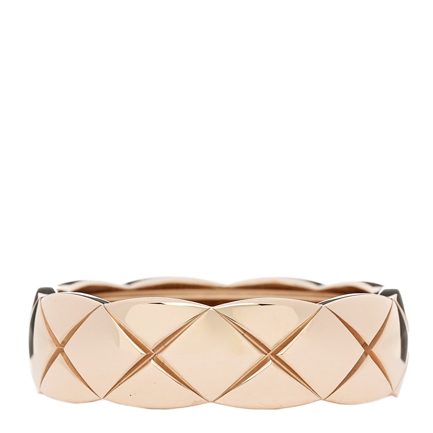Chanel 18K Beige Gold Small Coco Crush Ring 62 10 1 of 6