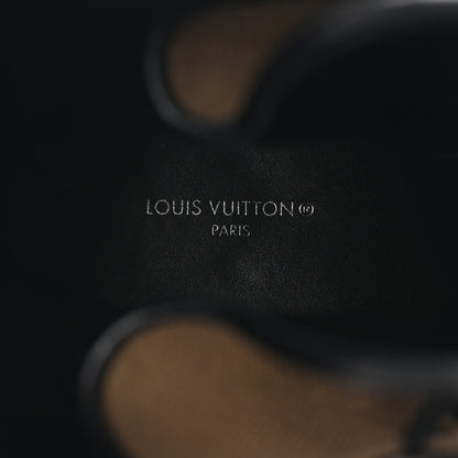 Louis Vuitton Canvas Calfskin Crocodile Embossed Metropolis Flat Ranger Boots 37 Kaki 8 of 10