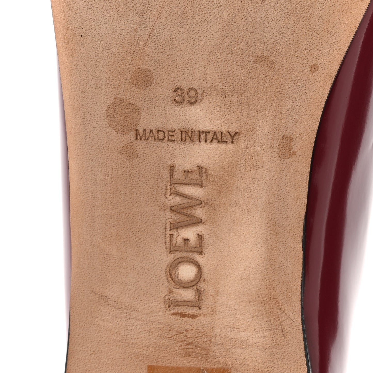 Puffy Lambskin Padded Bow Ballerina Flats 39 Raspberry