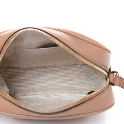 Gucci Pebbled Calfskin Small Soho Disco Bag Camelia 5 of 9