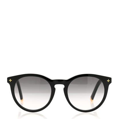 Louis Vuitton Acetate My Monogram Round Sunglasses Z2004E Black 2 of 8