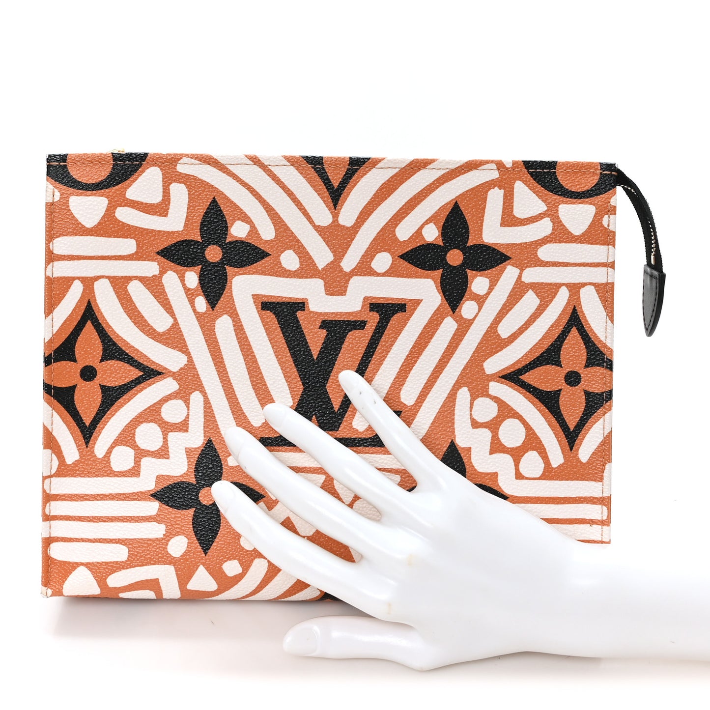 Monogram Giant Crafty Pochette Toiletry 26 Creme Caramel