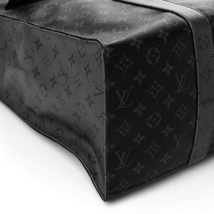 Louis Vuitton Monogram Eclipse Cabas Zippe GM Black 9 of 10