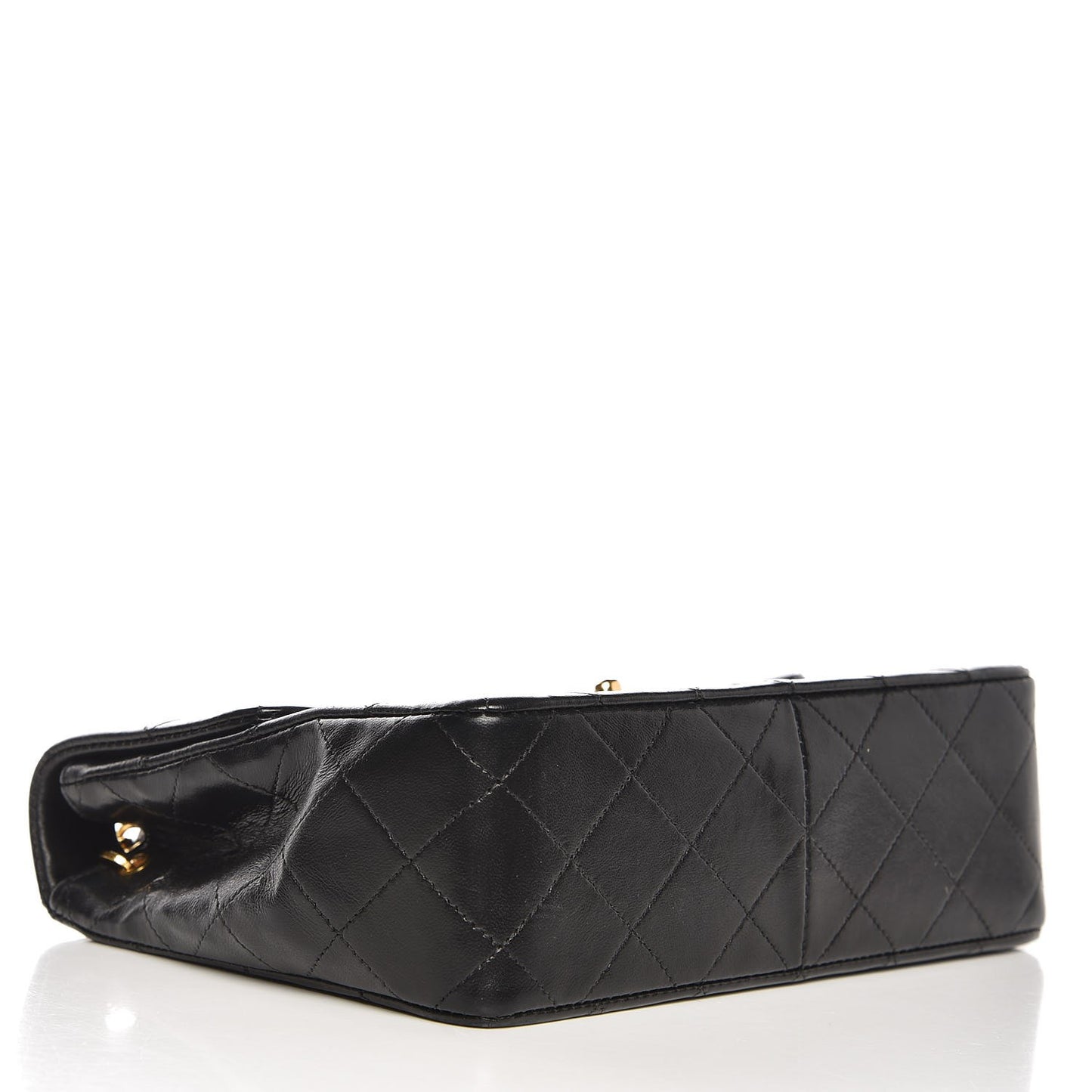 Lambskin Quilted Small Flap Black