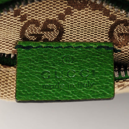 Gucci GG Monogram Web Double Pocket Belt Bag Green 6 of 7