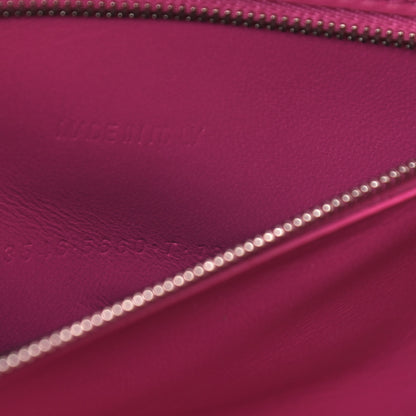 Balenciaga Shiny Calfskin Python Effect Small Hourglass Top Handle Bag Fuchsia Black 7 of 12